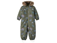Name It snowsuit olive night trucks